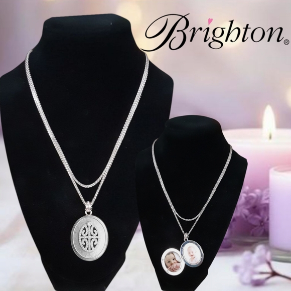 🎊SOLD🎊Brighton Illumina Majestic Reversible Locket Necklace BRAND NEW WITH TA… - Picture 11 of 13